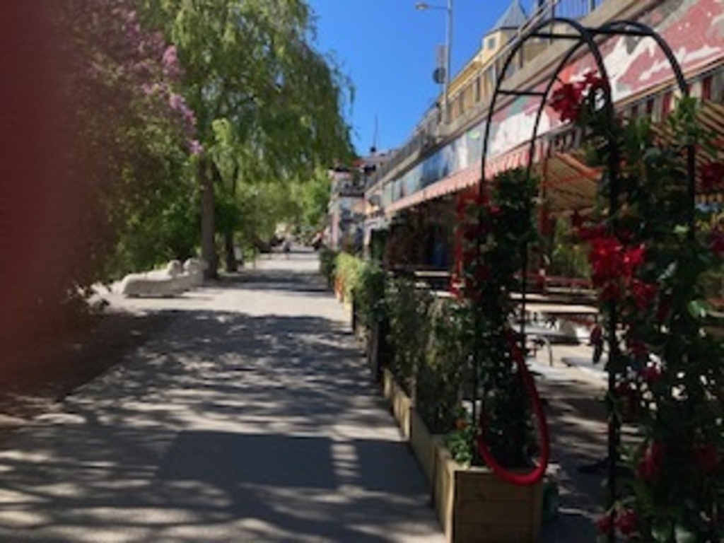 strol along the water just outside our building