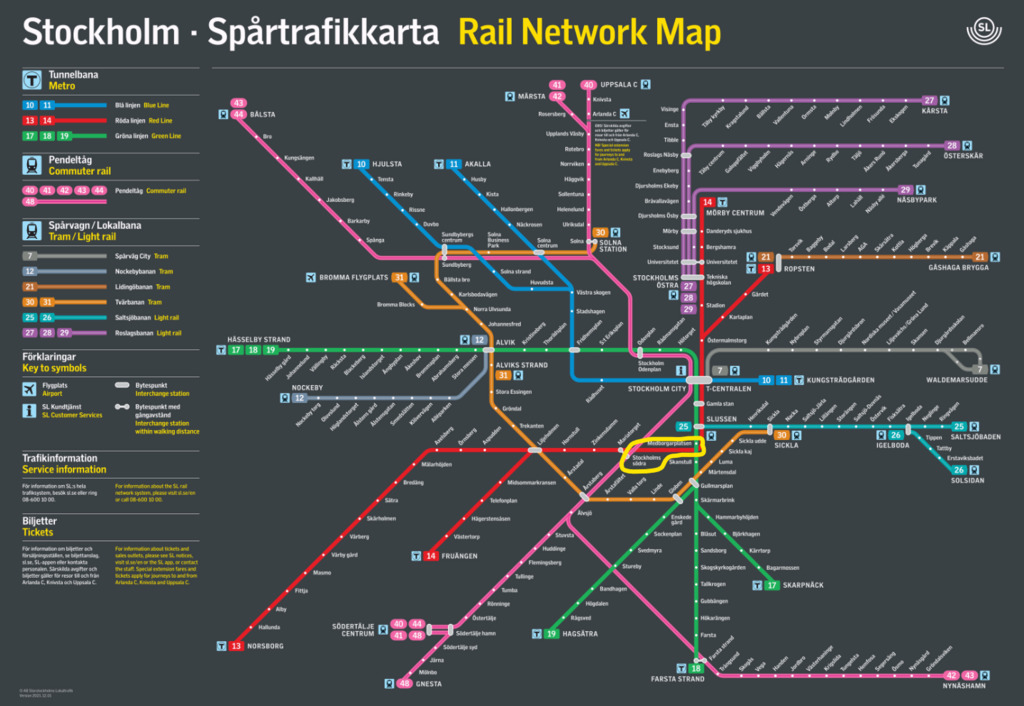Public transport on rail. All is one zone and the same ticket.