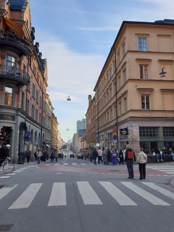 Götgatan looking south towards Medborgarplatsen.