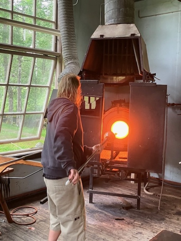 Glasswork factory in Transjö, 60 km from Kalmar