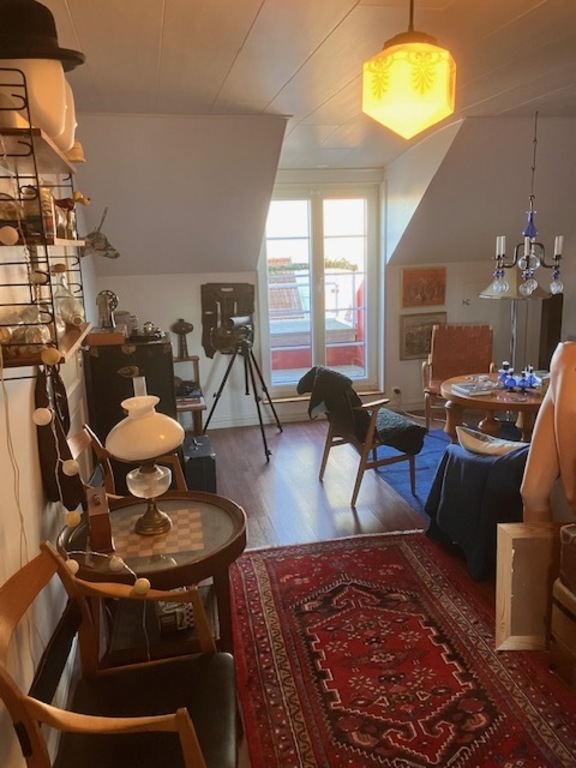 Room on third floor with access to balcony