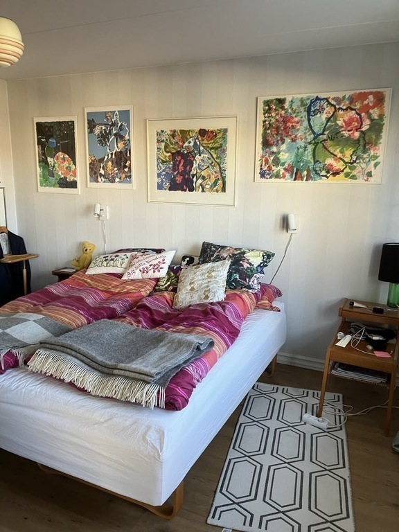 Master bedroom with access to balcony on second floor