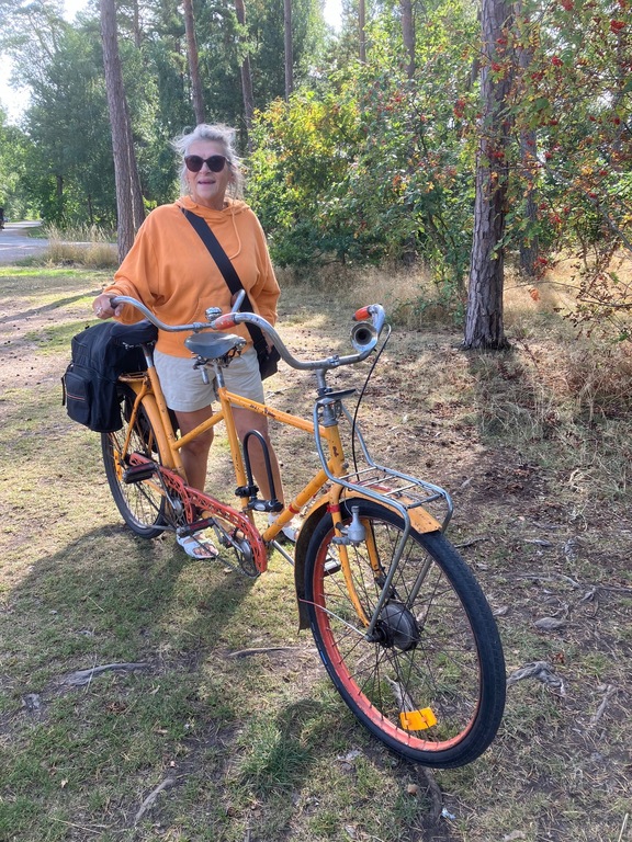 Our tandem bike is nice for excursions