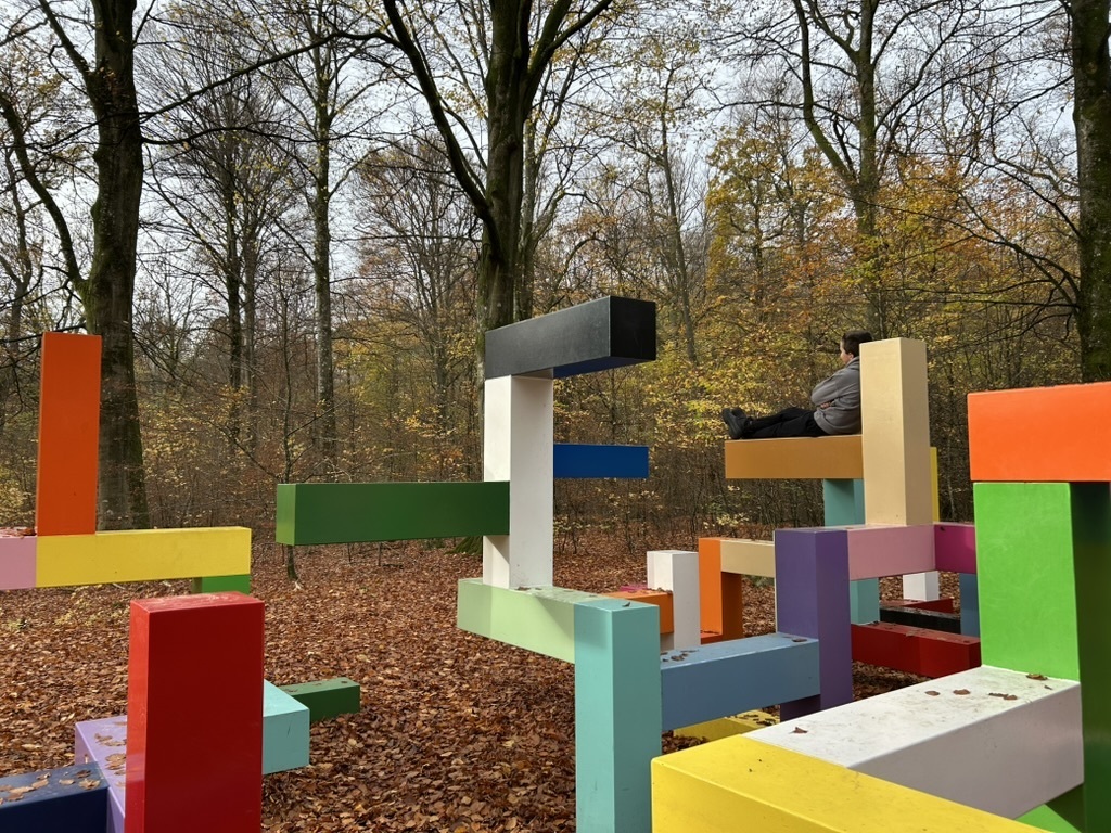 Out-door modern art museum.