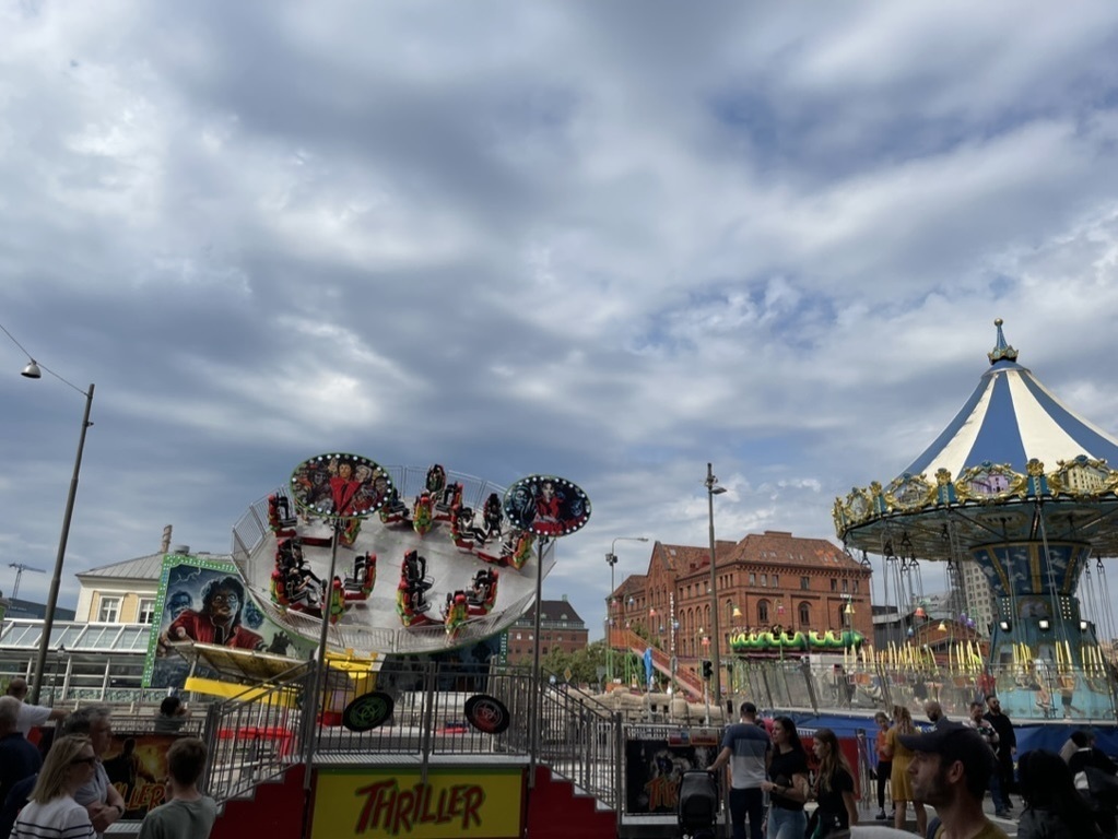 The huge Malmö festival. Every year in August.