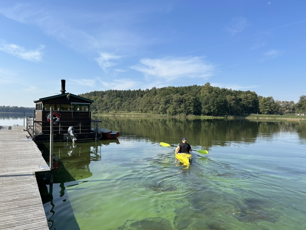 Plenty of lakes, for swimming and sports.