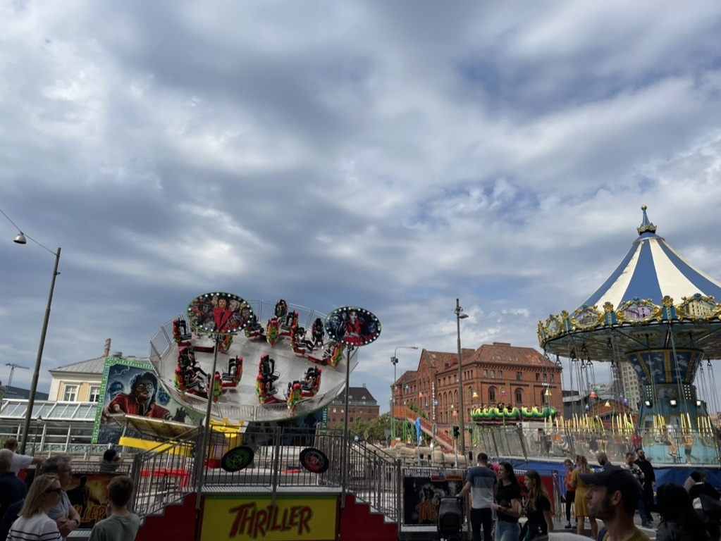 The huge Malmö festival. Every year in August.