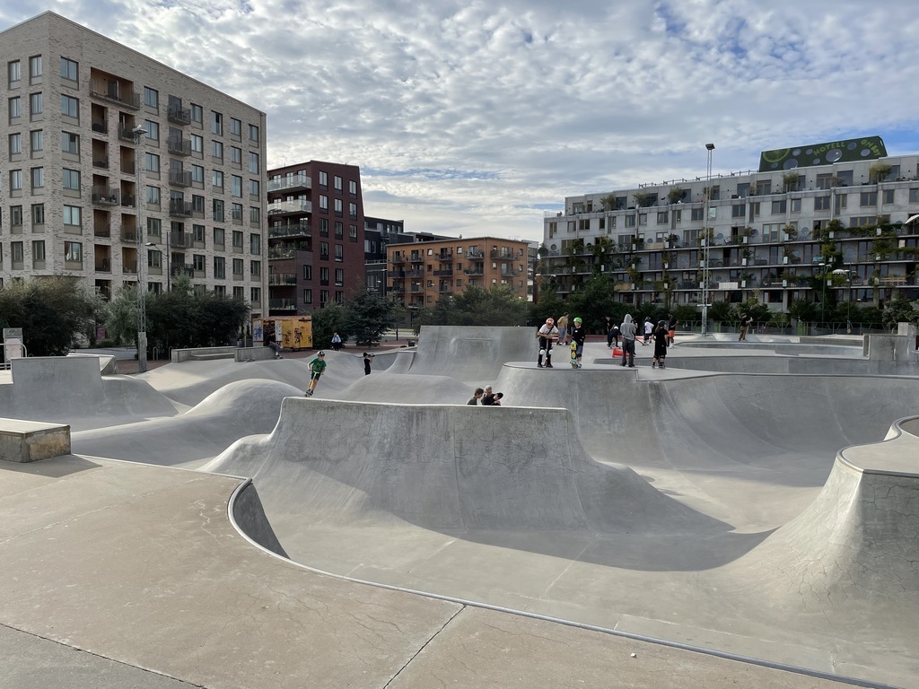 Malmö skatepark. The best place in the world for our kid