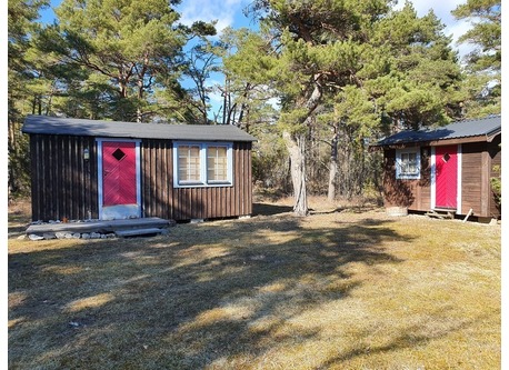 The main house and the sleeping cottage