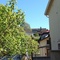Our house from the street. The black house in the back of the picture.  Gothenburg