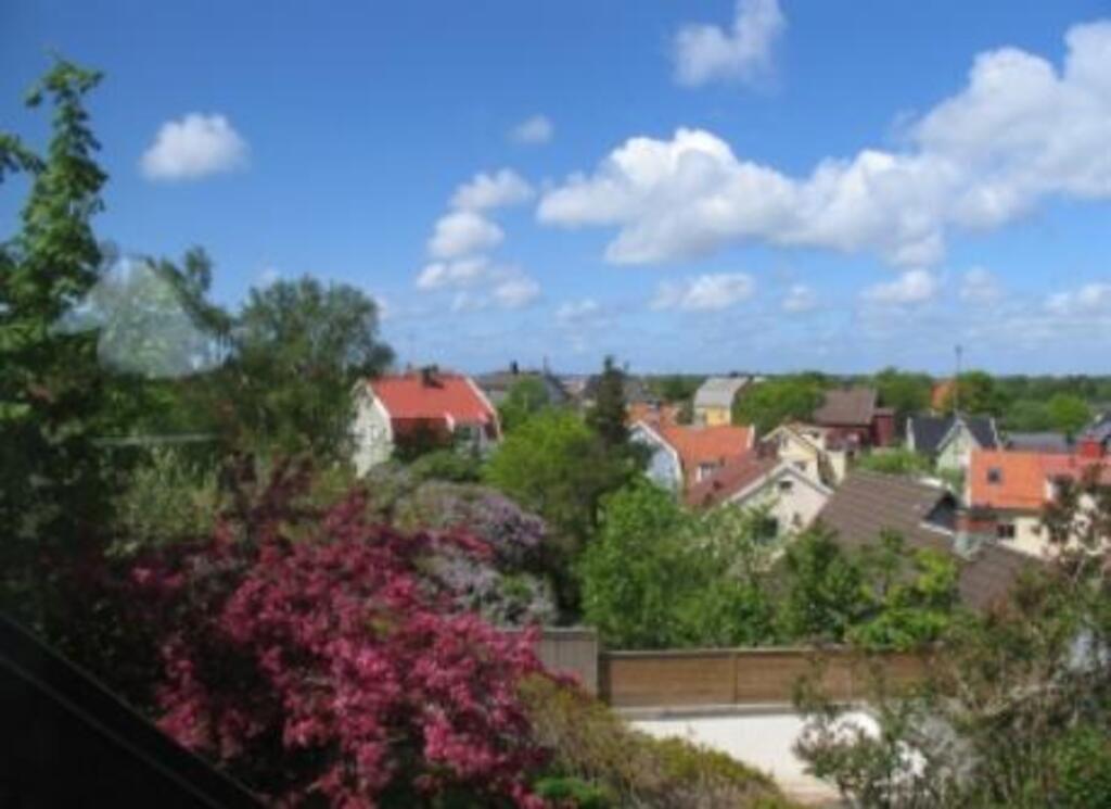 View from the livingroom Gothenburg house