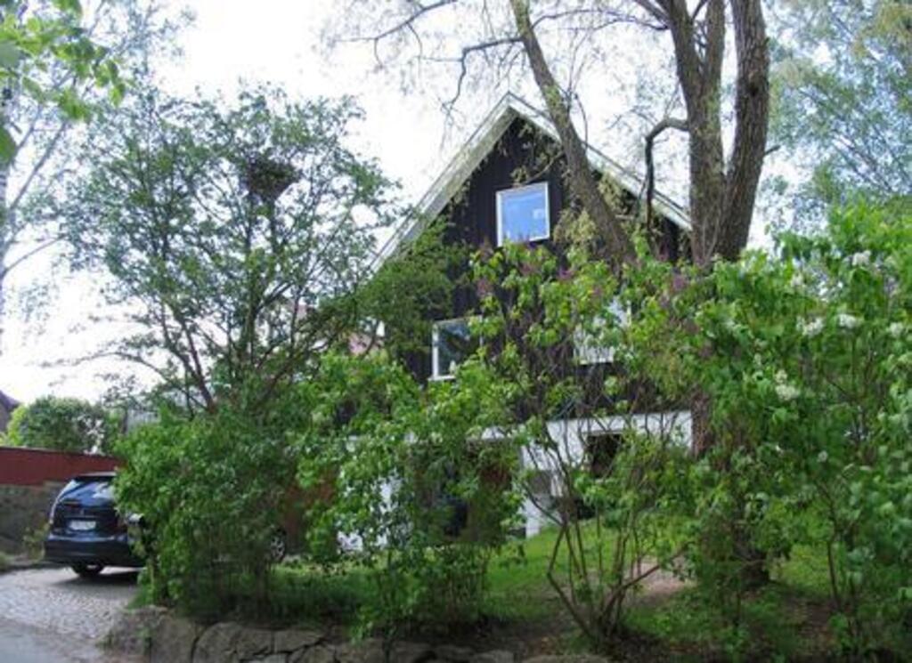 front of the house, view from the street Gothenburg house