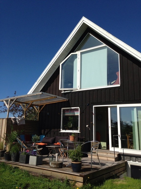 Backyard Gothenburg house