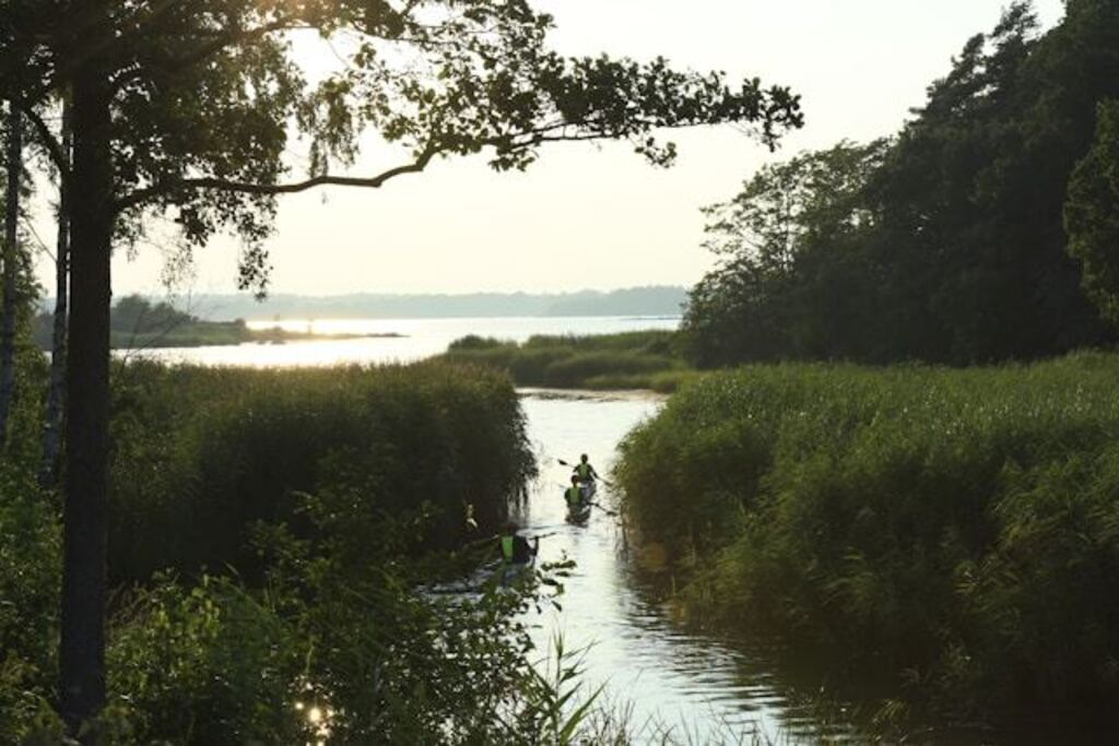 Kanoing in the archipelago 