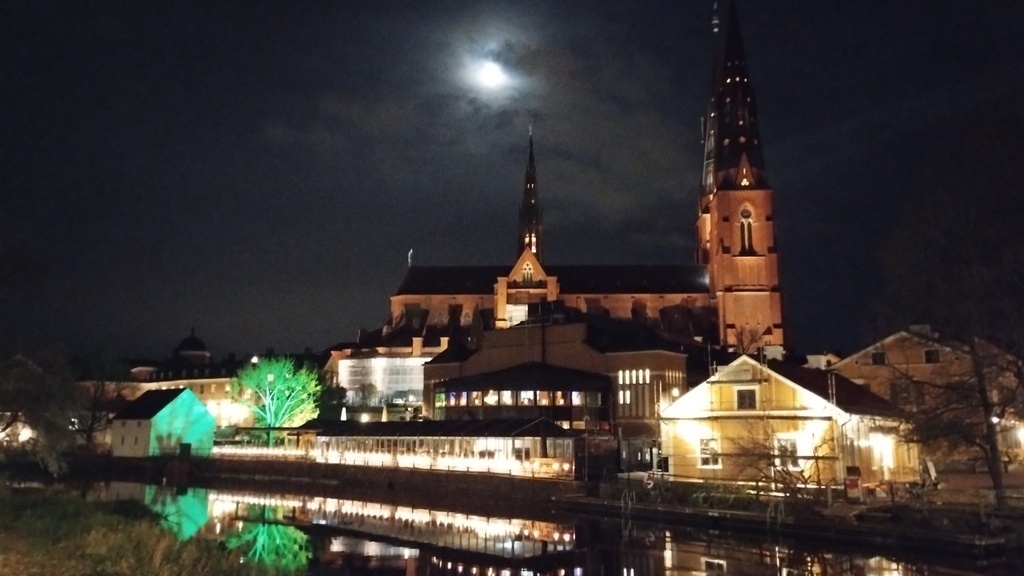 Autumn night in Uppsala 