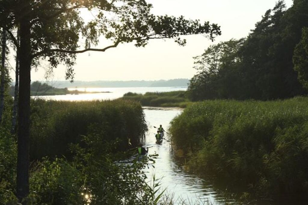 Kanoing in the archipelago 