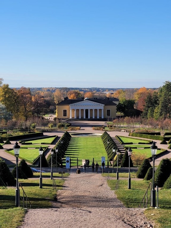 The botanical garden in Uppsala 