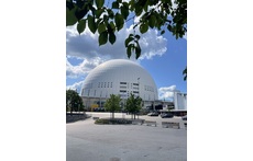 Globen Arena, 15 min walk from our house.