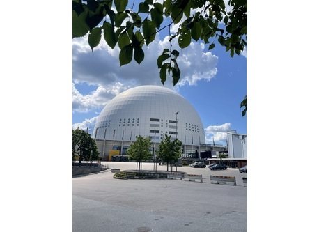 Globen Arena, 15 min walk from our house.