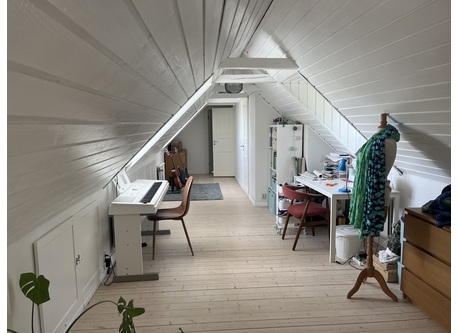 upstairs - piano and working desk