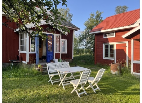 Our house! The one on the right side is the old baking house where we now have garden stuff and other things.