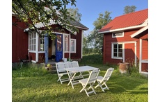 Our house! The one on the right side is the old baking house where we now have garden stuff and other things.