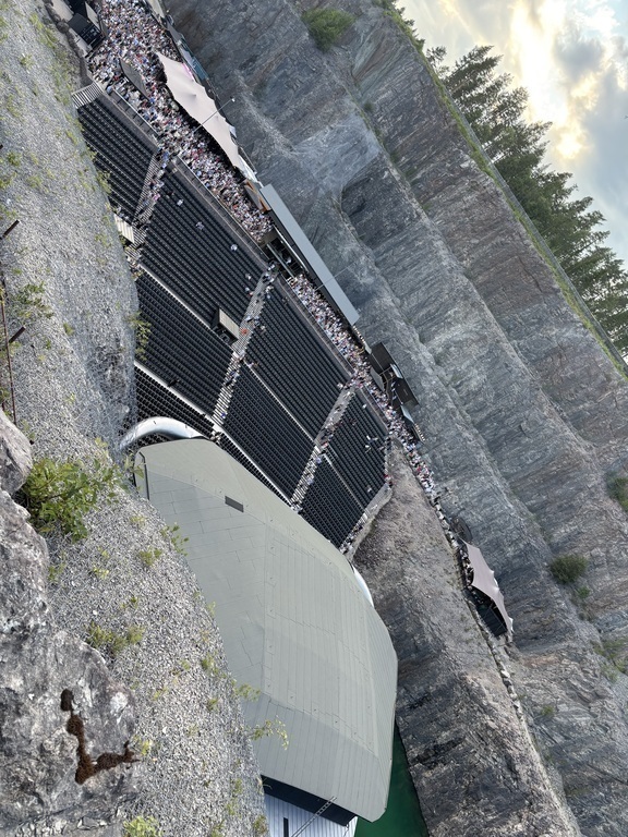 Music scen in old quary in Dalarna. I went to see Sting summer 2025, magic. You need two days to to the trip and reserv ticke...