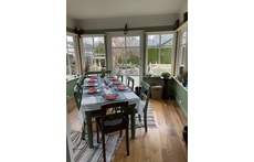 Room attached to house with view to own private garden