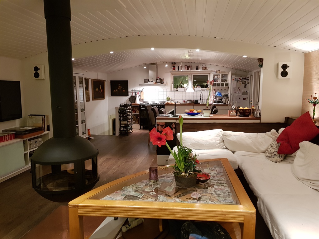 Kitchen and living room