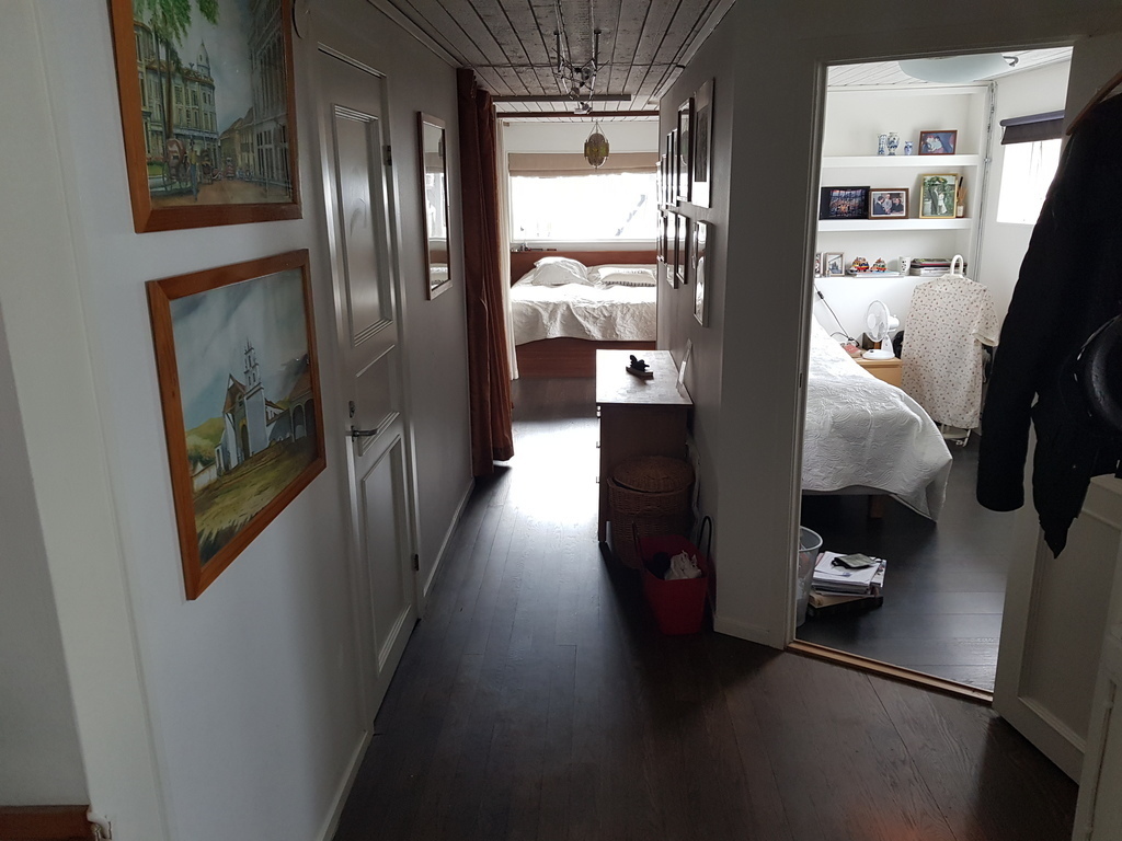 Hallway with bedrooms