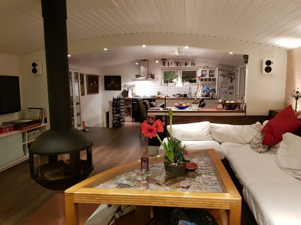 Kitchen and living room