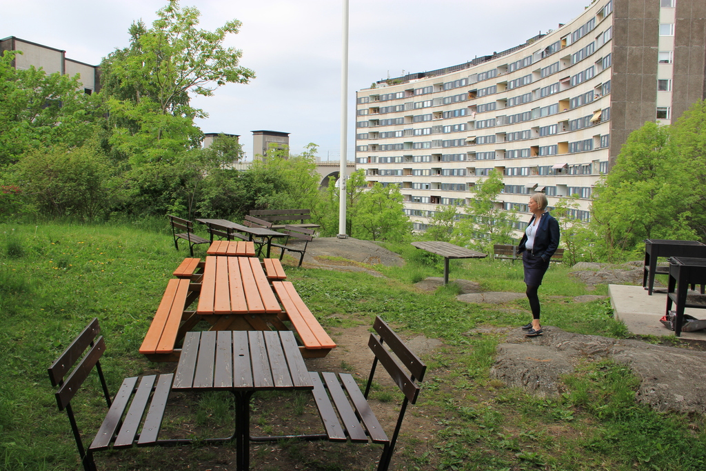 Barbecue area

