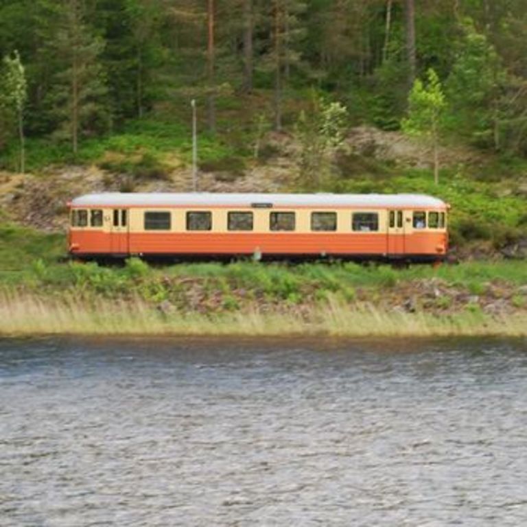 Narrow gauge railway between Hultsfred and Västervik. 