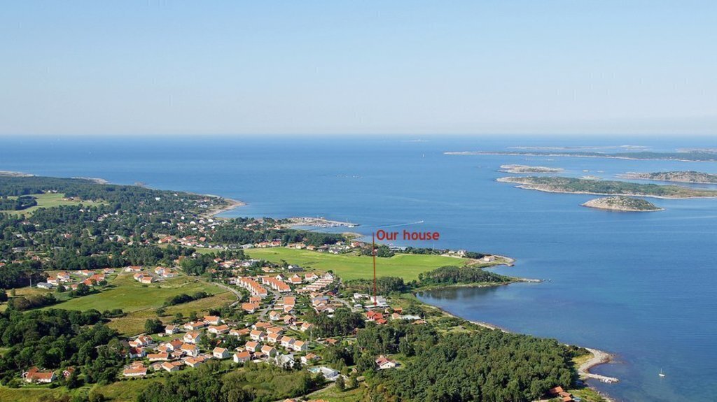 Our house and the neiburhood from above
