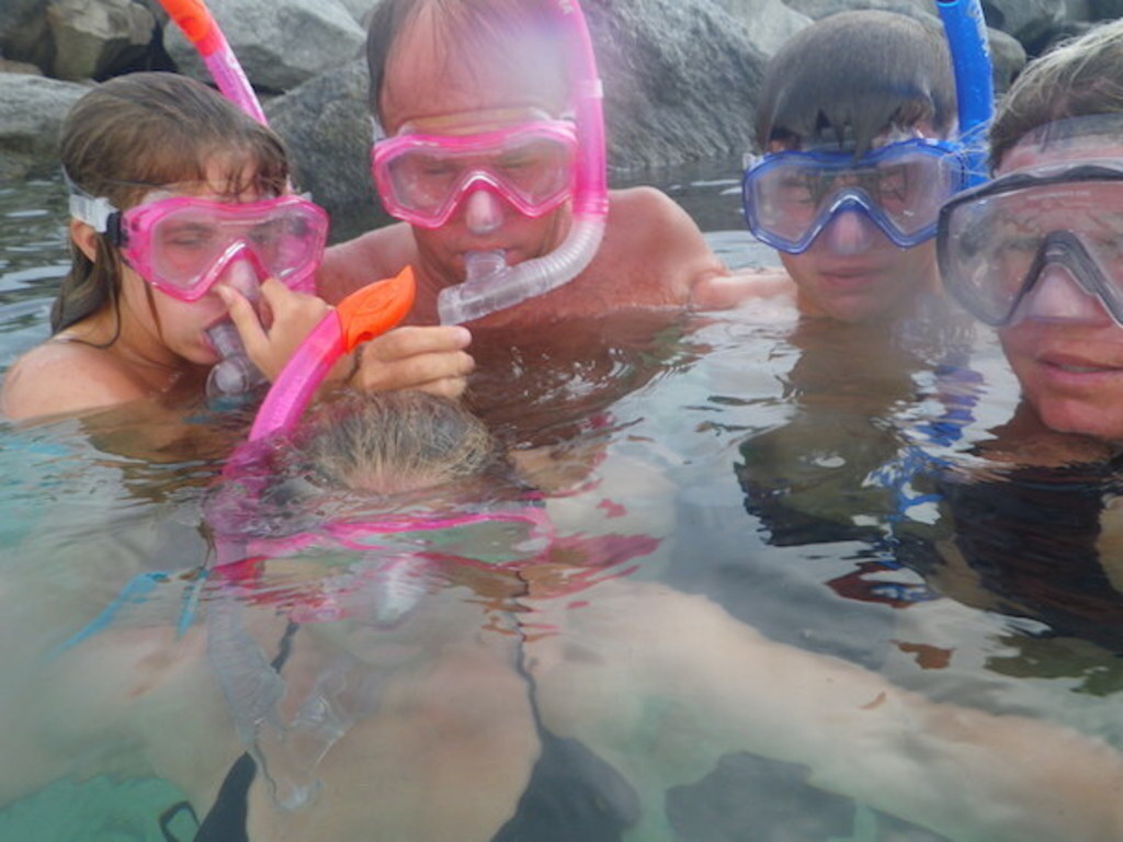 Our family Snorkeling in Florida
