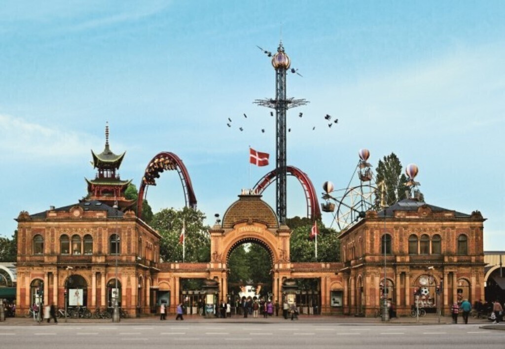 Tivoli amusement park in Copenhagen