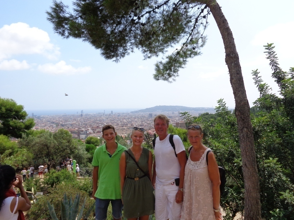 Family on exchange in Greece