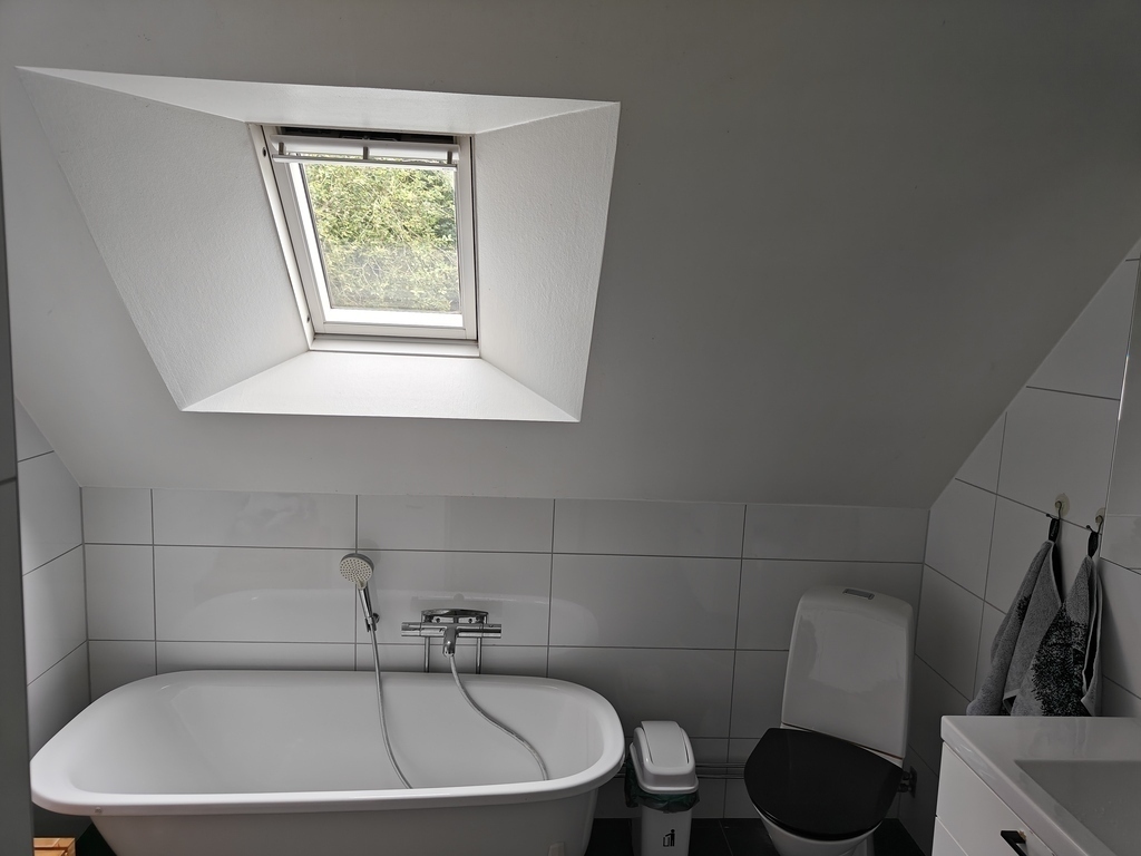 Upstairs bathroom with shower and bath