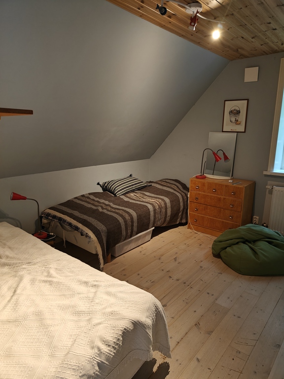 Bedroom with two beds