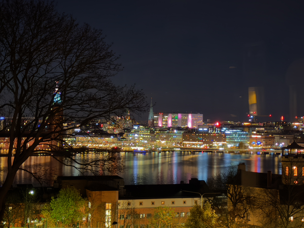 Night view from livingroom