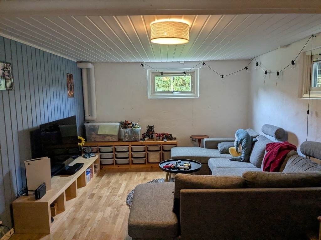 Club house in basement