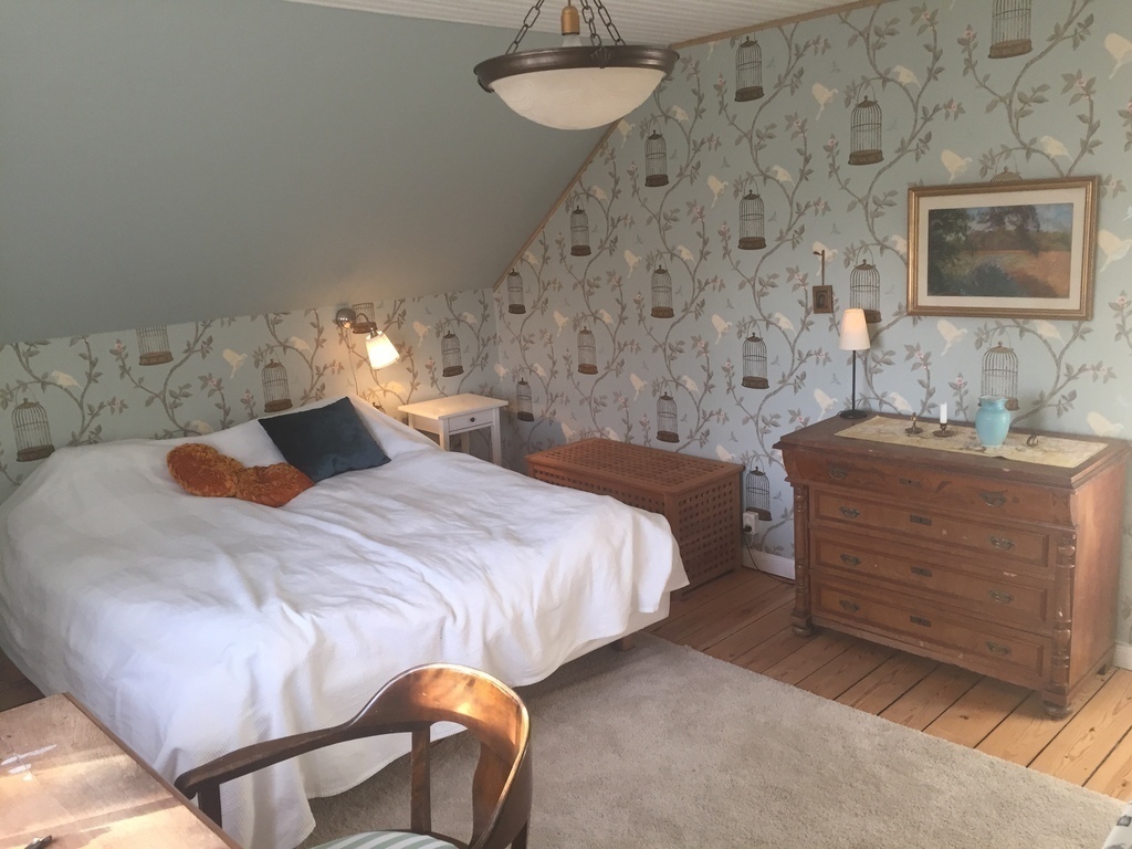 Upstairs bedroom facing a bay of the Baltic Sea