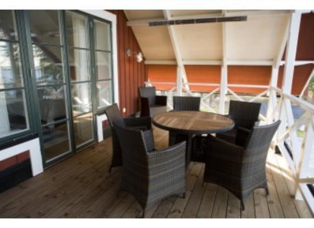 Balcony overlooking The Baltic Sea.
