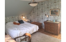 Upstairs bedroom facing a bay of the Baltic Sea