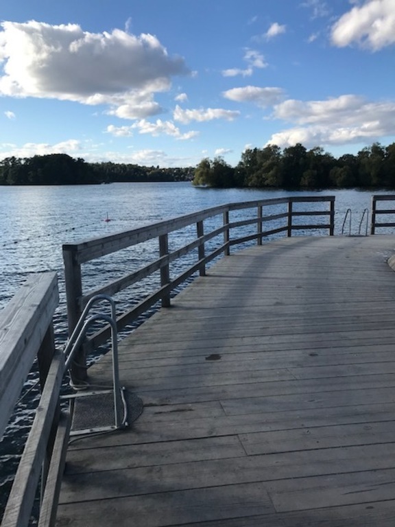 Stroll along the shore of lake Mälaren and take a swim where ever you like. 