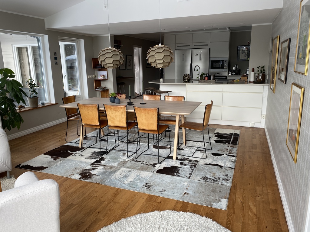 Our large kitchen, 45 m2, the heart of the house