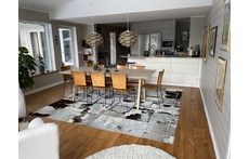 Our large kitchen, 45 m2, the heart of the house