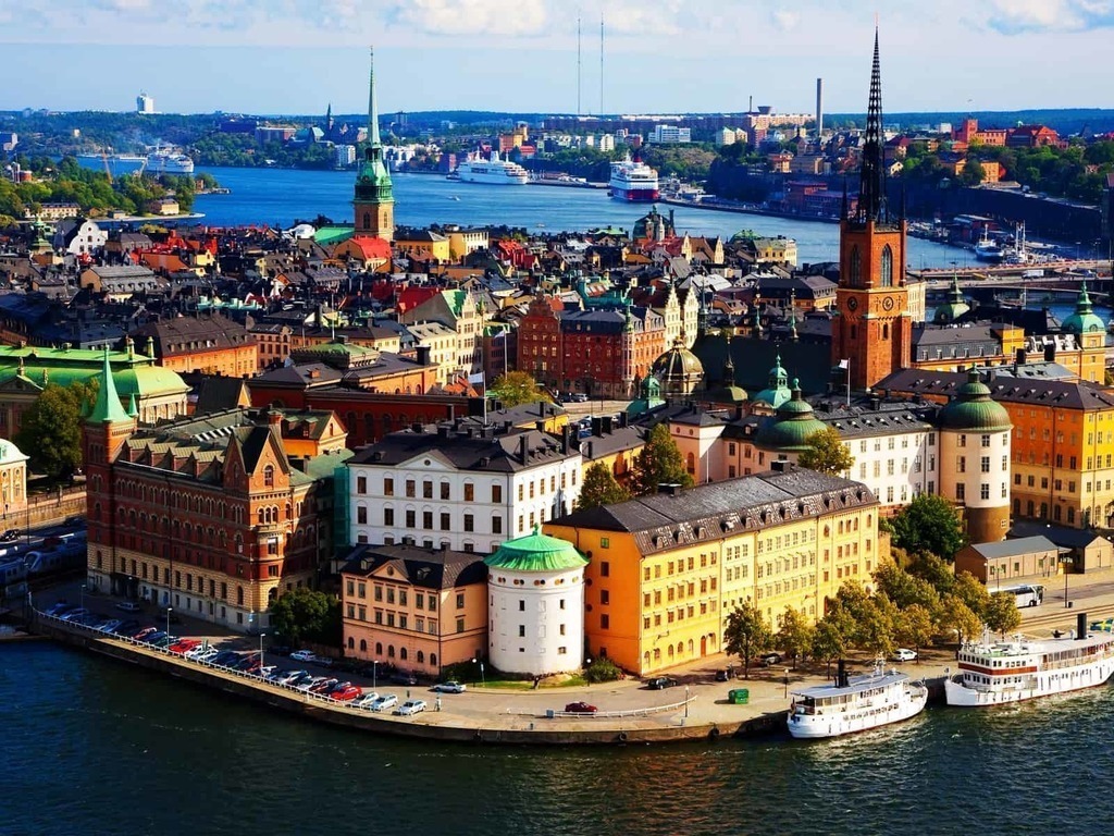 The "old city" in Stockholm