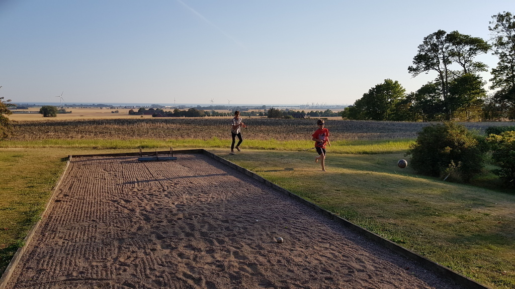 Boule, petanque with, probably, the most splendid view in the world 