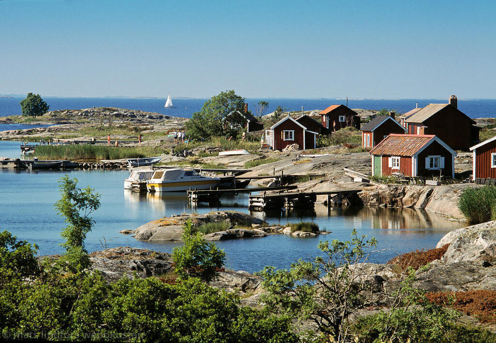 Stockholm archipelago consists of thousand of small islands